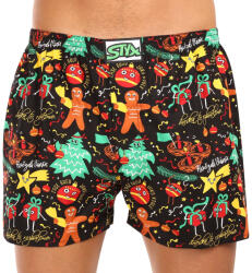 Styx férfi bő szárú boxeralsó Styx art klasszikus gumipánt karácsonyi díszek (A1754) XL