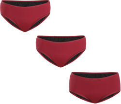 Meracus 3PACK Menstruációs bugyi Meracus Burgundy az erős menstruációra (MEMS107) S