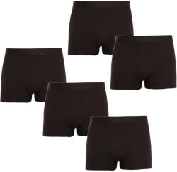 Nedeto 5PACK Férfi boxeralsó Nedeto fekete (5NB001) L