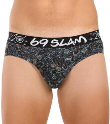 69SLAM Férfi alsónadrág69SLAM Andreas bambusz csípő SKULLER (MBFSUR-BB) S