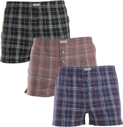 Andrie 3PACK férfi bő szárú boxeralsók Andrie többszínű (PS 5806) XL