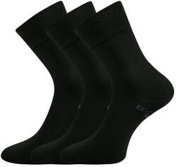Lonka 3PACK zokni Lonka fekete (Bioban) M