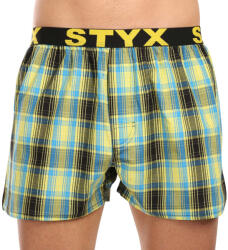 Styx Férfi bő szárú boxeralsó Styx sportos gumipánt többszínben (B1021) XXL
