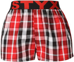 Styx Gyermek bő szárú boxeralsó Styx sportos gumipánt többszínben (BJ1035) 4-5 éves