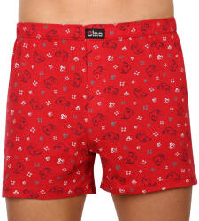 Gino Férfi bő szárú boxeralsók Gino piros (75180) XL