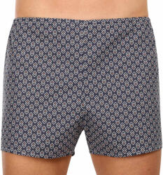 Foltýn Klasszikus férfi bő szárú boxeralsók Foltýn sötétkék gyémántok (K33) M