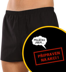 Nedeto Férfi bő szárú boxeralsó Nedeto Akcióra kész (1NTF5) XXL