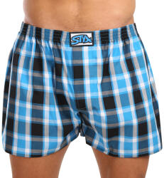 Styx Férfi bő szárú boxeralsó Styx klasszikus gumipánt többszínű nagyméretű (E1034) 3XL