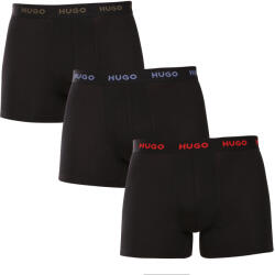 HUGO 3PACK férfi boxeralsók HUGO fekete (50532613 972) L
