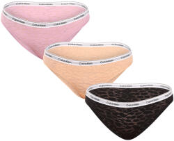 Calvin Klein 3PACK női bugyi Calvin Klein nagyméretű többszínű (QD5080E-GP9) XL
