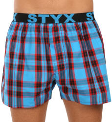 Styx Férfi bő szárú boxeralsó Styx sportos gumipánt többszínben (B1110) S