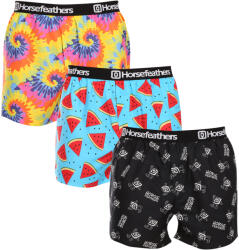 Horsefeathers 3PACK Férfi bő szárú boxeralsó Horsefeathers Frazier Bundle 3 (AM096E) S