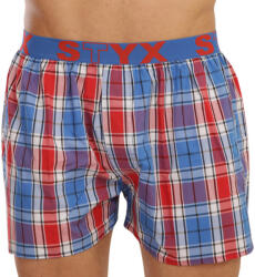Styx Férfi bő szárú boxeralsó Styx sportos gumipánt többszínben (B908) XL
