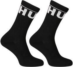 HUGO 2PACK zokni HUGO magas fekete (50510647 001) M