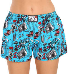 Styx női bő szárú boxeralsó Styx art klasszikus gumipánt zene (K1558) XL