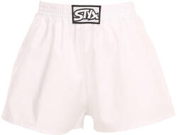 Styx gyermek bő szárú boxeralsó Styx klasszikus gumipánt fehér (J1061) 12-14 éves