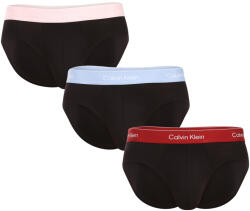 Calvin Klein 3PACK férfi slipek Calvin Klein fekete (NB4388-2VA) M