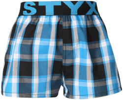 Styx Gyermek bő szárú boxeralsó Styx sportos gumipánt többszínben (BJ1034) 12-14 éves