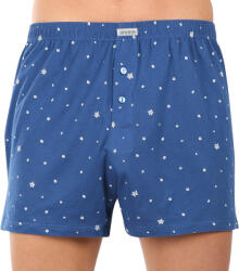 Andrie Férfi bő szárú boxeralsók Andrie kék (PS 5818-1-dots) XL