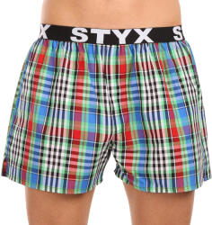 Styx Férfi bő szárú boxeralsó Styx sportos gumipánt többszínben (B1036) M