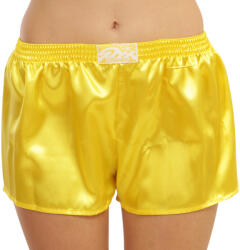 Styx női bő szárú boxeralsó Styx klasszikus gumipánt szatén sárga (L1068) XXL