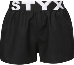 Styx Gyermek bő szárú boxeralsó Styx sport gumi fekete (BJ960) 6-8 éves