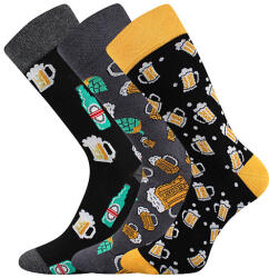 Lonka 3PACK boldog zokni Lonka többszínű (Debox mix E) M