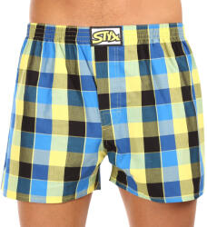 Styx Férfi bő szárú boxeralsó Styx klasszikus gumipánt többszínű nagyméretű (E1015) 3XL