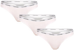Calvin Klein 3PACK női tanga Calvin Klein fehér (QD5209E-100) 3XL