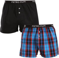 Pietro Filipi 2PACK férfi bő szárú boxeralsók Pietro Filipi többszínű (2TC003) XXL