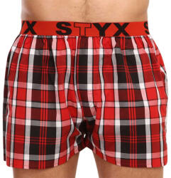 Styx Férfi bő szárú boxeralsó Styx sportos gumipánt többszínben (B914) XL