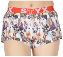 Styx Női bő szárú boxeralsók Styx art sportos gumipánt modellek - limitált kiadásban (T1051) M