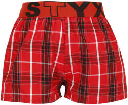 Styx Gyermek bő szárú boxeralsó Styx sportos gumipánt többszínben (BJ931) 4-5 éves