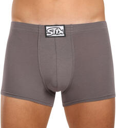 Styx férfi boxeralsó Styx klasszikus gumipánt sötét szürke (Q1063) S