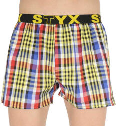 Styx Férfi bő szárú boxeralsó Styx sportos gumipánt többszínben (B833) XXL