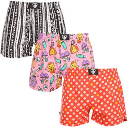 Represent 3PACK férfi bő szárú boxeralsók Represent exkluzív Ali (R3M-BOX-06343943) L