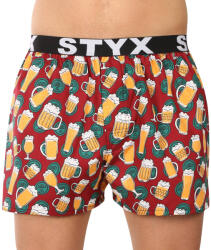 Styx Férfi bő szárú boxeralsó Styx art sportos gumipánt készült sör (B1855) S