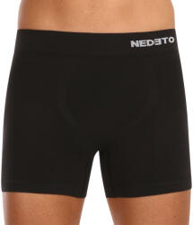 Nedeto Férfi boxeralsó Nedeto varrás nélküli bambusz fekete (NDTB001S) L