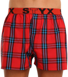 Styx Férfi bő szárú boxeralsó Styx sportos gumipánt többszínben (B923) XL