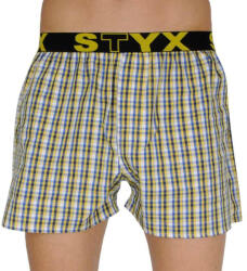 Styx Férfi bő szárú boxeralsó Styx sportos gumipánt többszínben (B107) S