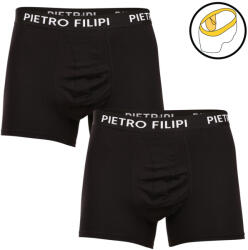 Pietro Filipi 2PACK férfi boxeralsó Pietro Filipi golyó tartó fekete (2BCL002) XXL