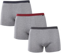 Andrie 3PACK férfi boxeralsó Andrie szürke (PS 5702) XXL