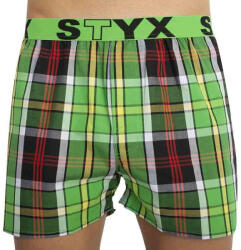 Styx Férfi bő szárú boxeralsó Styx sportos gumipánt többszínben (B822) L