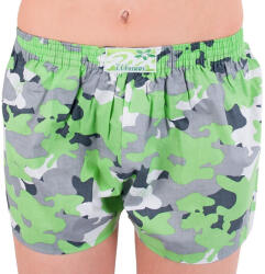 Styx Női bő szárú boxeralsók Styx art klasszikus gumipánt zöld terepszínű (K559) XL