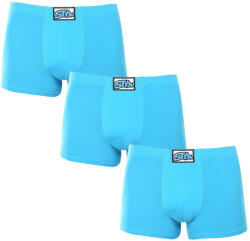 Styx 3PACK férfi boxeralsó Styx klasszikus gumipánt világoskék (3Q1169) XXL