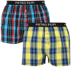 Pietro Filipi 2PACK férfi bő szárú boxeralsó Pietro Filipi többszínű (2PGV1) 5XL