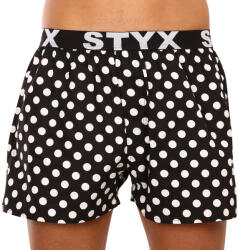 Styx Férfi bő szárú boxeralsók Styx art sportos gumipánt pöttyös (B1650) XXL