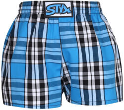 Styx Gyermek bő szárú boxeralsó Styx klasszikus gumipánt többszínű (J1009) 6-8 éves