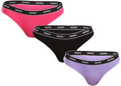 HUGO 3PACK női tanga HUGO többszínű (50480150 962) XXL