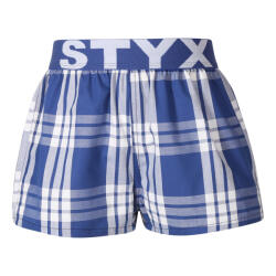 Styx Gyermek bő szárú boxeralsó Styx sportos gumipánt többszínben (BJ1040) 4-5 éves